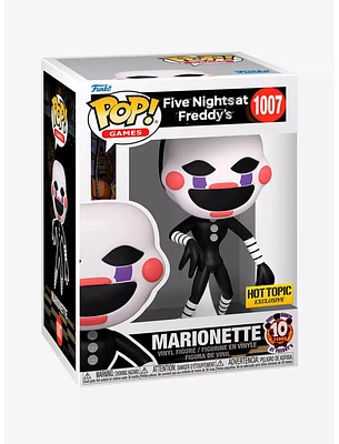 Funko Pop! Games: FIve Nights At Freddy's (10 Years) - Marionette #1007 [Hot Topic Exclusive] *PREORDER*