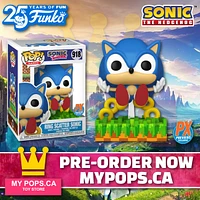 Funko Pop! Sonic the Hedgehog - Ring Scatter Sonic #918 [PX Previews Exclusive]