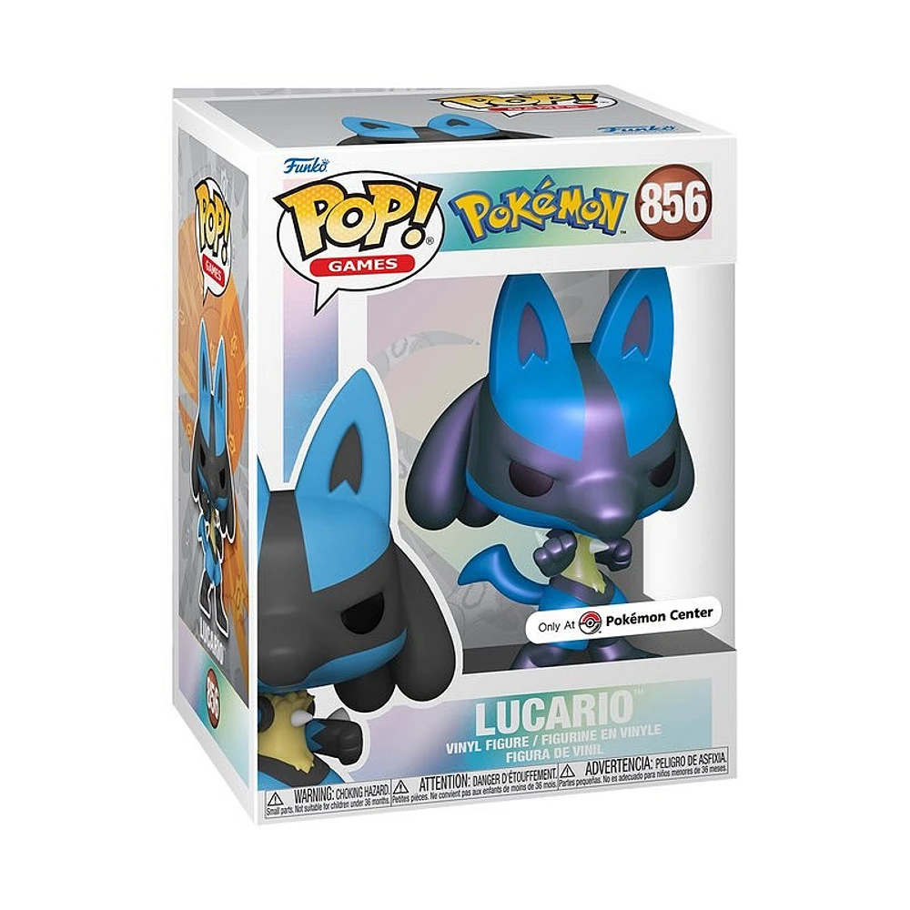Funko Pop! Games: Pokemon - Lucario (Pearlescent) #856 [Pokemon Center Exclusive]