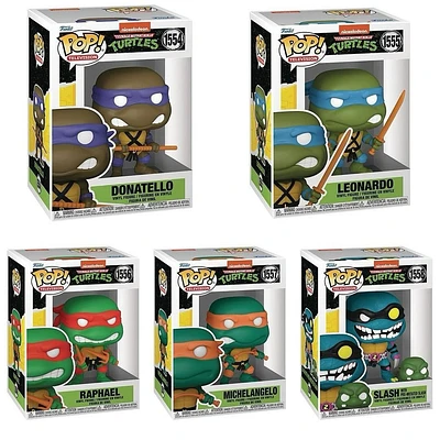 Funko Pop! Television: Teenage Mutant Ninja Turtles - Donatello / Leonardo Raphael Michelangelo Slash