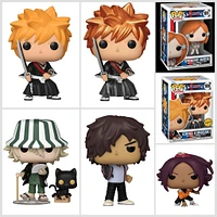 Funko Pop! Anime: Bleach - Ichigo Kurosaki / Orihime Inque Yoruichi Shihoin Kisuke Urahara & Yasutora Sado (Chad)