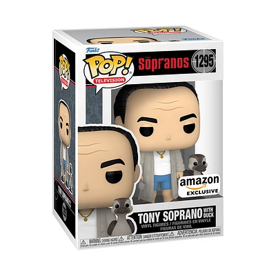 Funko Pop! Television: The Sopranos - Tony Soprano with Duck #1295 [Amazon Exclusive]