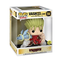 Funko Pop! Anime: Trigun - Legato Bluesummers / Nicholas D. Wolfwood Rem Saverem 6" Vash with Angel Arm [GITD]