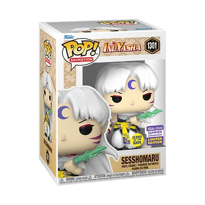 FUNKO POP! INUYASHA SESSHOMARU with SWORD GLOW #1301 [2023 SDCC SHARED EXCLUSIVE] *PREORDER*