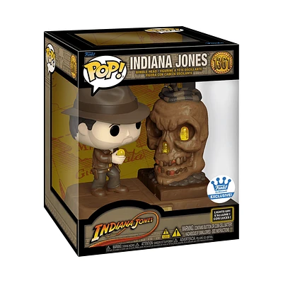 Funko Pop! MOVIE DELUXE LIGHT UP INDIANA JONES #1361 [FUNKO SHOP EXCLUSIVE] *PREORDER*