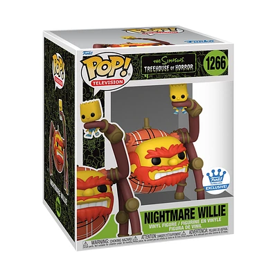 Funko Pop! SUPER size 6-inch SIMPSONS NIGHTMARE WILLIE #1266 [FUNKO SHOP EXCLUSIVE]