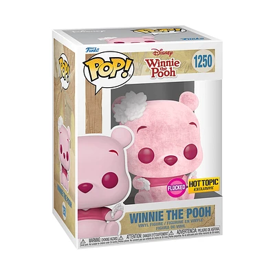 FUNKO POP! DISNEY POP! WINNIE THE POOH CHERRY BLOSSOM FLOCKED [HOT TOPIC EXCLUSIVE] #1250
