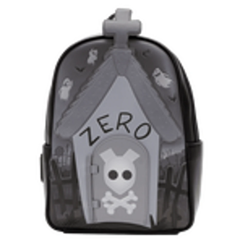 LOUNGEFLY DISNEY NIGHTMARE BEFORE CHRISTMAS ZERO MINI BACKPACK