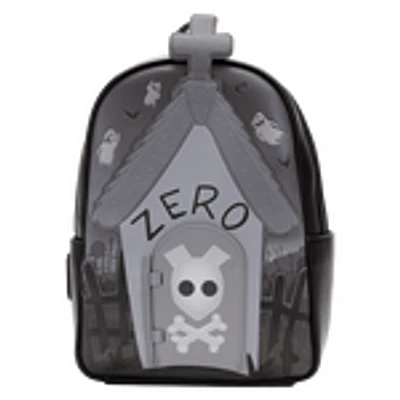 LOUNGEFLY DISNEY NIGHTMARE BEFORE CHRISTMAS ZERO MINI BACKPACK
