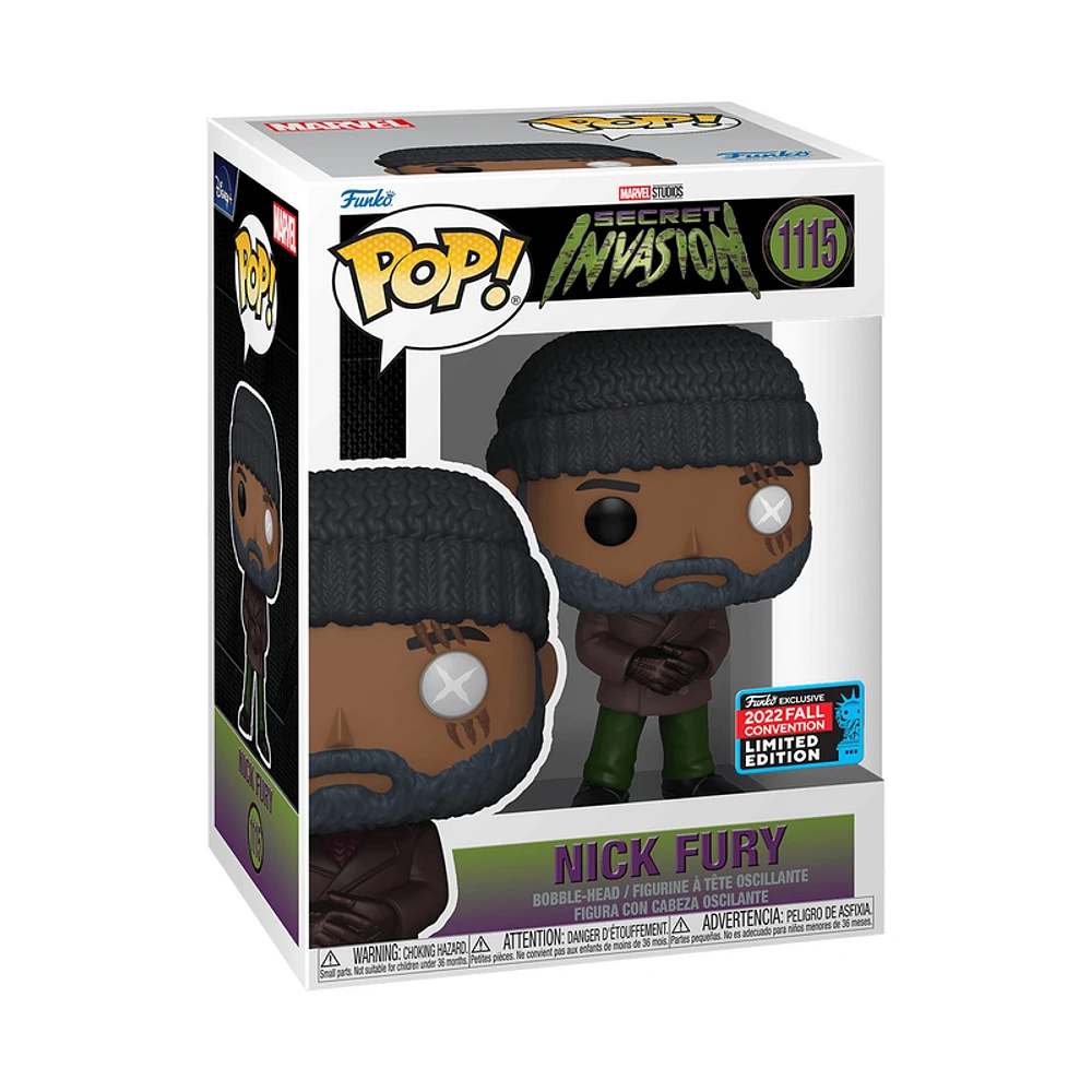 Funko Pop! MARVEL SECRET INVASION NICK FURY [2022 FALL CONVENTION] #1115