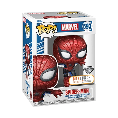FUNKO POP! MARVEL SPIDER-MAN BEYOND AMAZING DIAMOND [BOXLUNCH EXCLUSIVE] #593