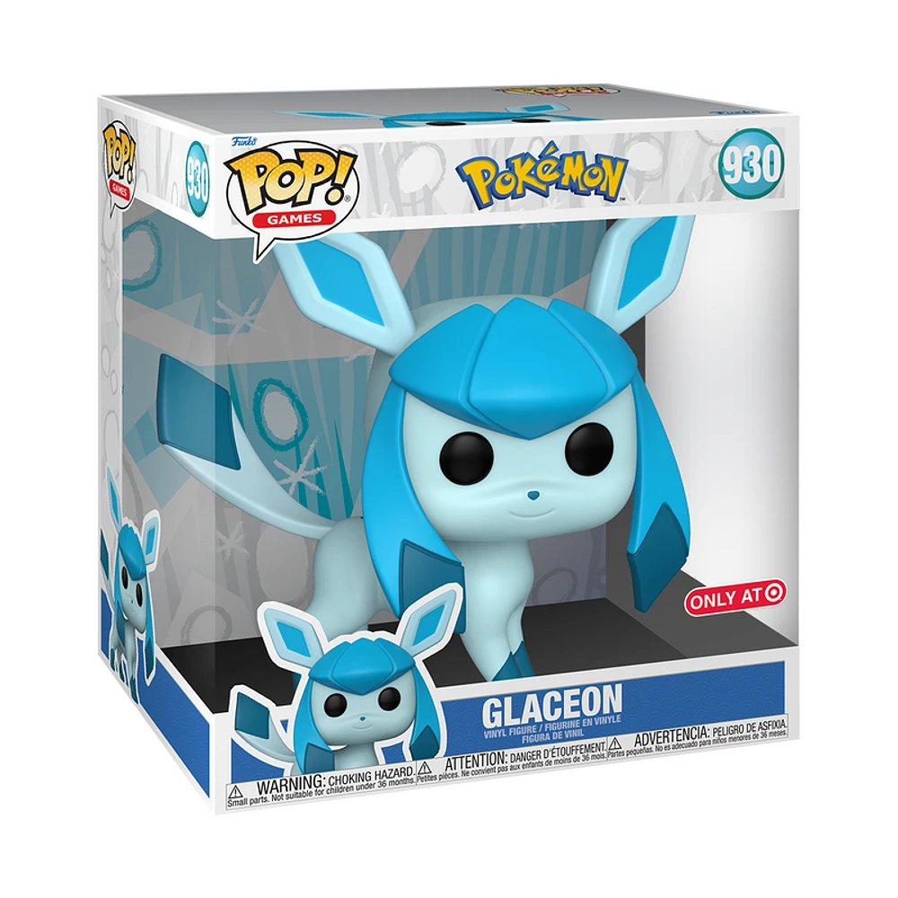 Funko Pop! Games: Pokemon - Jumbo 10" Glaceon #930 [Target Exclusive]