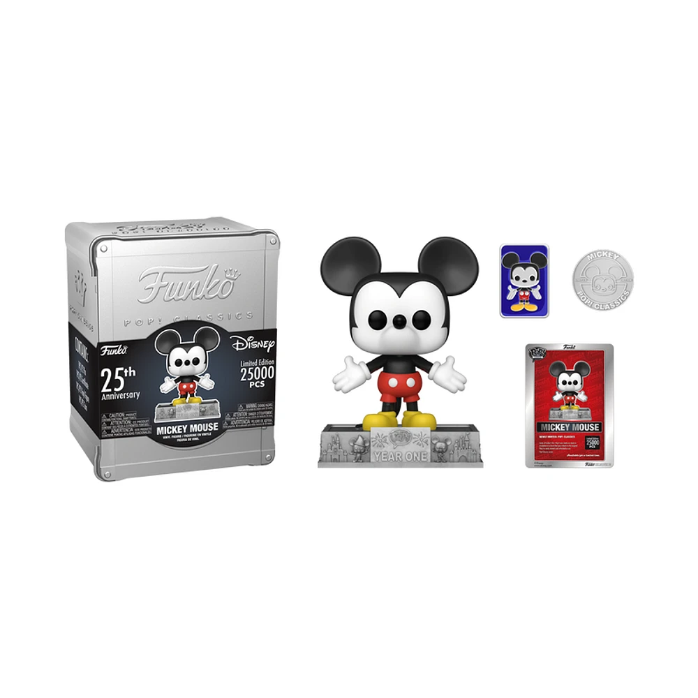 FUNKO POP! CLASSIC FUNKO 25th ANNIVERSARY DISNEY VAULT MICKEY MOUSE LIMITED 25,000 PIECE *PREORDER*