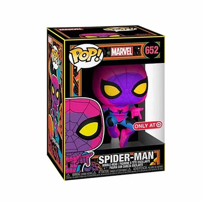 Funko POP! Marvel: Spider-man #652 [Blacklight] [Target Exclusive]