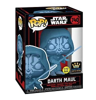 Funko Pop! Star Wars - Darth Maul #740 [Specialty Series Exclusive - GITD]