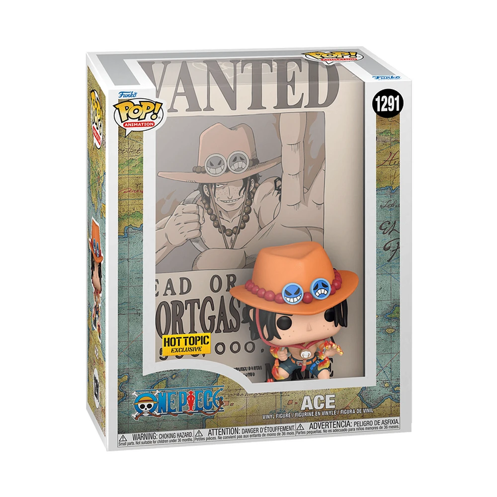 Funko Pop! Animation: ONE PIECE WANTED POSTER - PORTGAS ACE [HOT TOPIC EXCLUSIVE] #1291