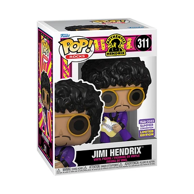 FUNKO POP! MUSIC JIMI HENDRIX in PURPLE SUIT #311 [2023 SDCC SHARED EXCLUSIVE]