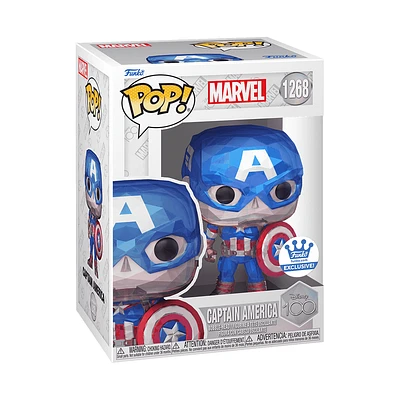 Funko Pop! DISNEY 100 MARVEL CAPTAIN AMERICA FACET #1268 [FUNKO SHOP EXCLUSIVE] *PREORDER*