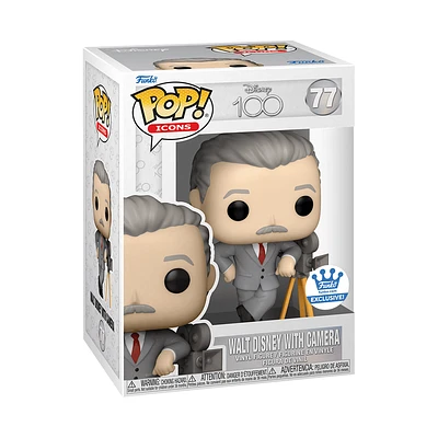 Funko Pop! DISNEY 100 WALT DISNEY WITH CAMERA #77 [FUNKO SHOP EXCLUSIVE] *PREORDER*