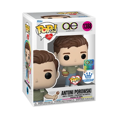 Funko Pop! QUEER EYE ANTONI POROWSKI #1388 with PURPOSE [FUNKO SHOP EXCLUSIVE] *PREORDER*