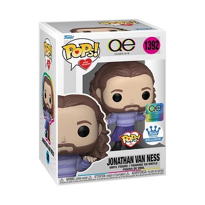Funko Pop! QUEER EYE JONATHAN VAN NESS #1392 with PURPOSE [FUNKO SHOP EXCLUSIVE] *PREORDER*