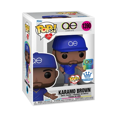 Funko Pop! QUEER EYE KARAMO BROWN #1390 with PURPOSE [FUNKO SHOP EXCLUSIVE] *PREORDER*