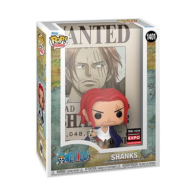 FUNKO POP! ANIME WANTED POSTER ONE PIECE SHANKS #1401 [C2E2 Shared Entertainment EXPO] *PREORDER*