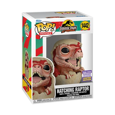 FUNKO POP! JURASSIC PARK HATCHING RAPTOR #1442 [2023 SDCC SHARED EXCLUSIVE]