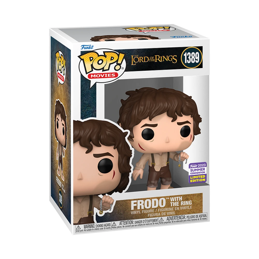 FUNKO POP! MOVIE LORD OF THE RINGS FRODO with RING #1389 [2023 SDCC SHARED EXCLUSIVE] *PREORDER*