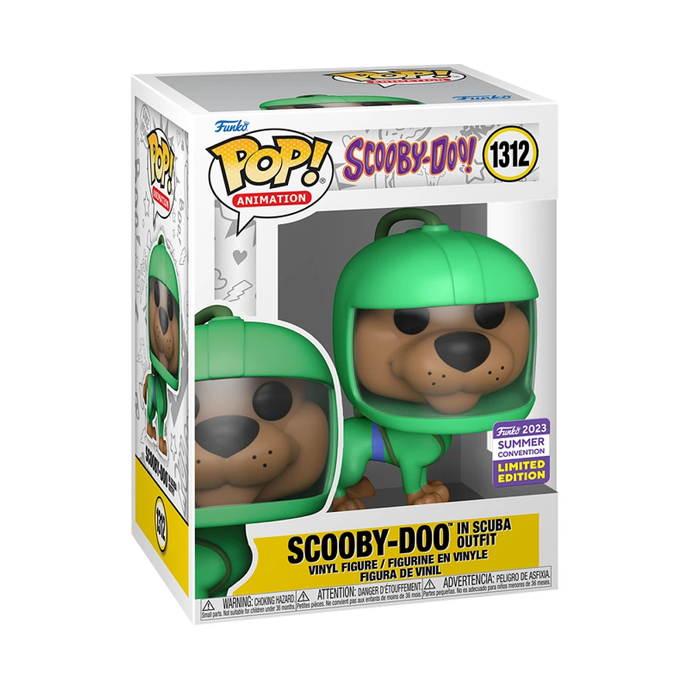 FUNKO POP! SCOOBY DOO in SCUBA Outfit #1312 [2023 SDCC SHARED EXCLUSIVE]