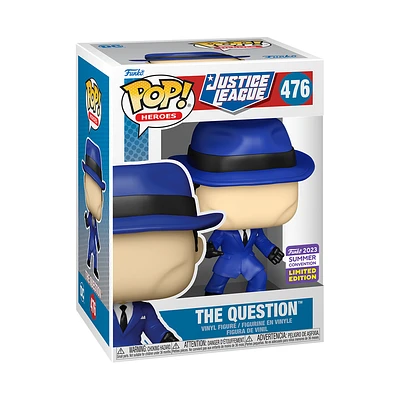 FUNKO POP! DC HEROES JUSTIC LEAGUE THE QUESTION #476 [2023 SDCC SHARED EXCLUSIVE] *PREORDER*