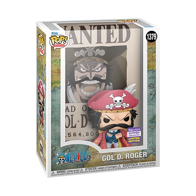 FUNKO POP! POSTER ANIME ONE PIECE GOL D ROGER  [2023 SDCC SHARED EXCLUSIVE]