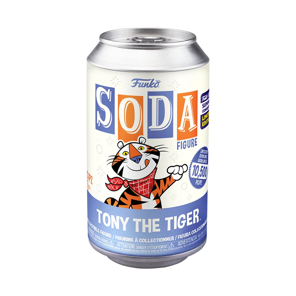 FUNKO SODA VINYL FROSTED FLAKES TONY THE TIGER [2023 SDCC SHARED EXCLUSIVE] *PREORDER*