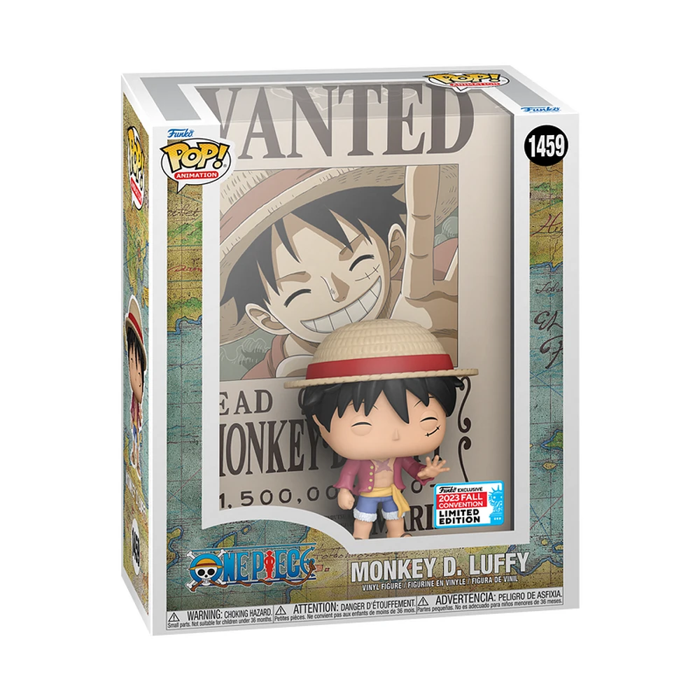 FUNKO POP! ANIME ONE PIECE MONKEY D LUFFY WANTED POSTER #1459 [2023 NYCC FALL CONVENTION EXCLUSIVE] *PREORDER*