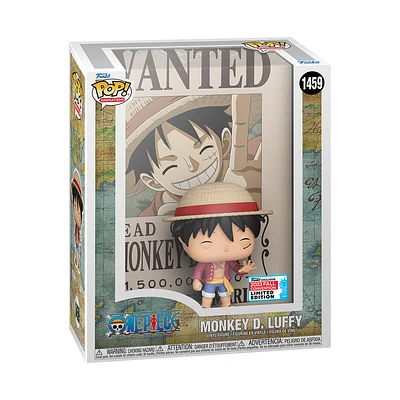 FUNKO POP! ANIME ONE PIECE MONKEY D LUFFY WANTED POSTER #1459 [2023 NYCC FALL CONVENTION EXCLUSIVE] *PREORDER*