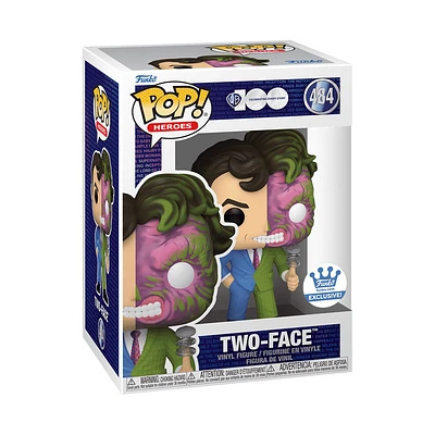 Funko Pop! DC Heroes WB 100 - TWO-FACE FLIPPING COIN #484 [FUNKO SHOP EXCLUSIVE]