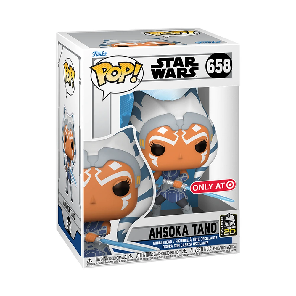 FUNKO POP! STAR WARS - AHSOKA TANO WITH LIGHTSABER #658 [TARGET EXCLUSIVE] *PREORDER*