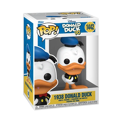 Funko Pop! Disney: Donald Duck 90 Years - 1938 #1442 / Angry #1443 Dapper #1444 with Heart Eyes $1445 *PREORDER*