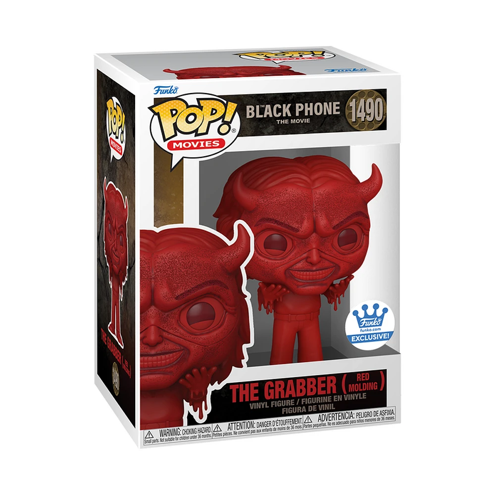Funko Pop! Movies: Black Phone - The Grabber (Red Molding) #1490 [Funko Shop Exclusive]