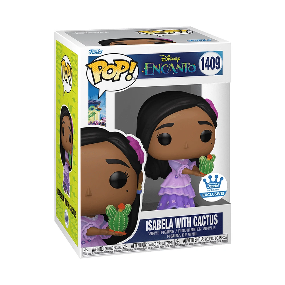 FUNKO POP! ENCANTO ISABELA WITH CACTUS #1409 [FUNKO SHOP EXCLUSIVE] *PREORDER*