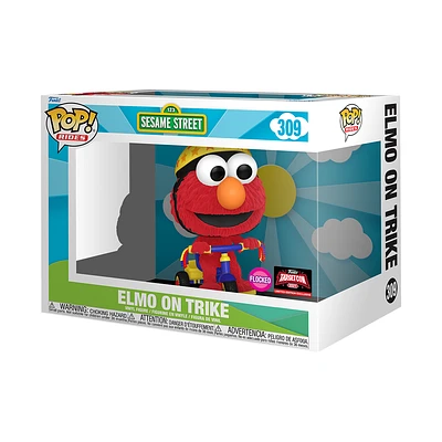 Funko Pop! Sesame Street - Elmo On Trike (Flocked) #309 [2024 TargetCon Exclusive] *PREORDER*