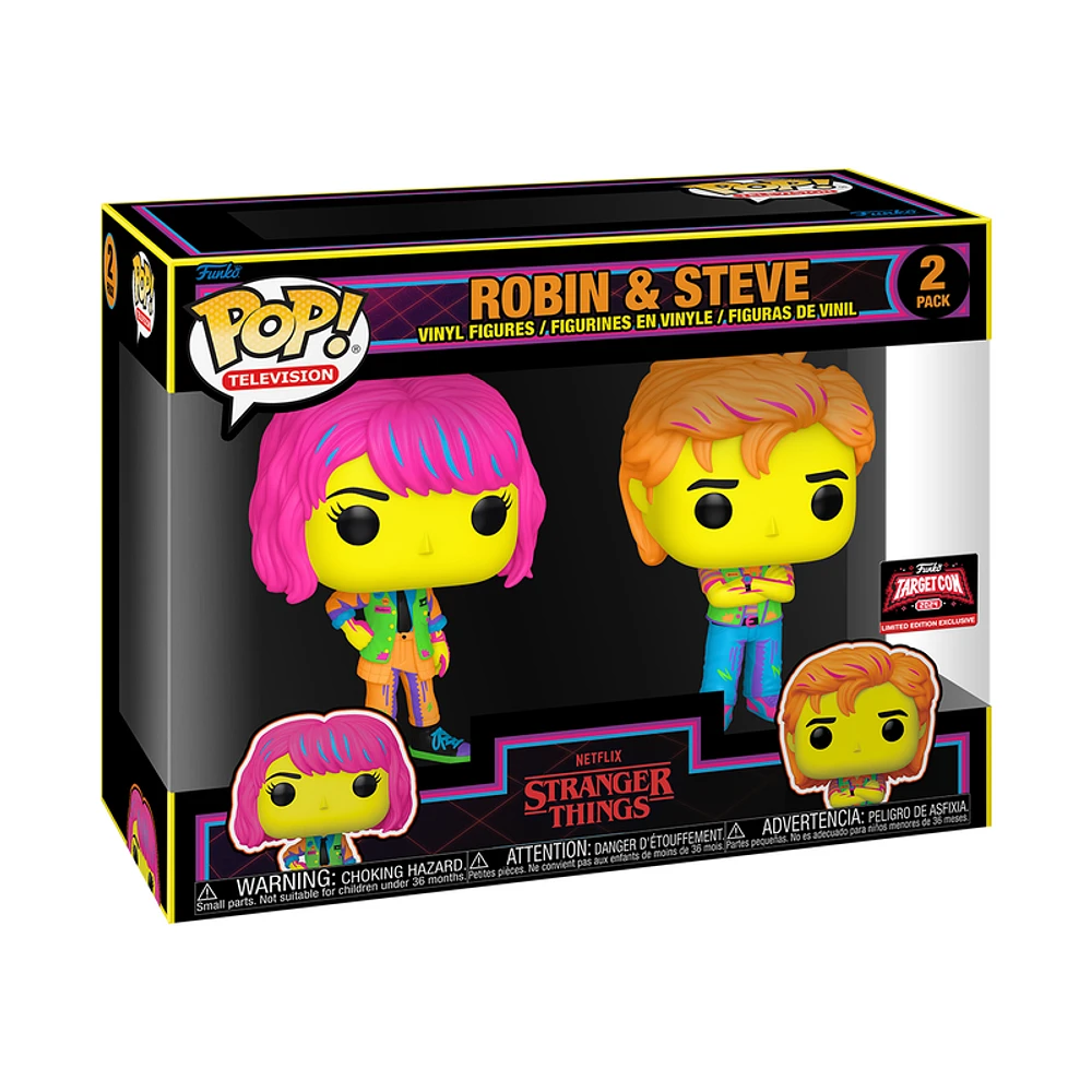 Funko Pop! Stranger Things - Robin & Steve 2pk [2024 TargetCon Exclusive] *PREORDER*