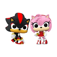 Funko Pop! Sonic The Hedgehog - Shadow & Amy (Flocked) 2pk [2024 TargetCon Exclusive] *PREORDER*