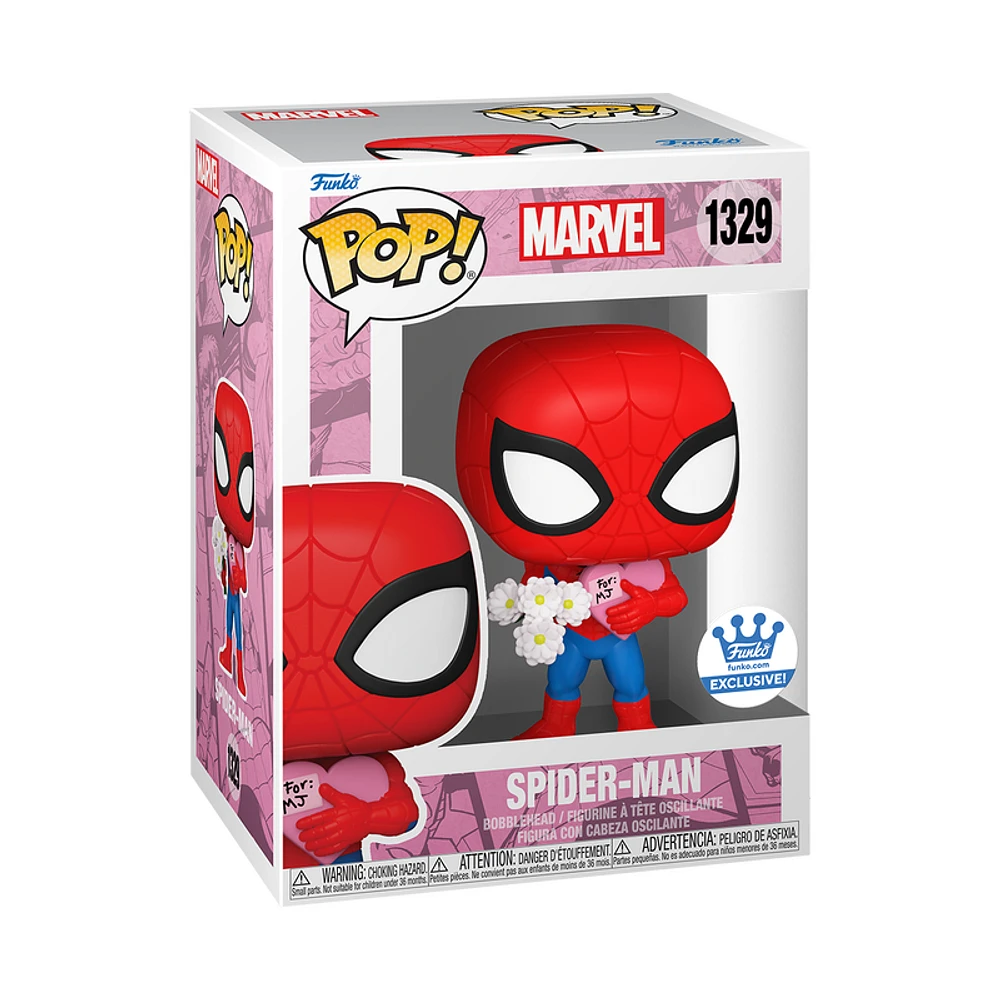 FUNKO POP! MARVEL - SPIDER-MAN WITH FLOWERS #1329 [FUNKO SHOP EXCLUSIVE] *PREORDER*