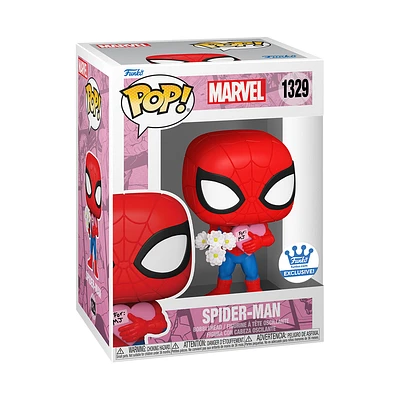 FUNKO POP! MARVEL - SPIDER-MAN WITH FLOWERS #1329 [FUNKO SHOP EXCLUSIVE] *PREORDER*