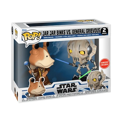 Funko Pop! Star Wars - Jar Jar Binks Vs. General Grievous 2pk [GameStop Exclusive] *PREORDER*