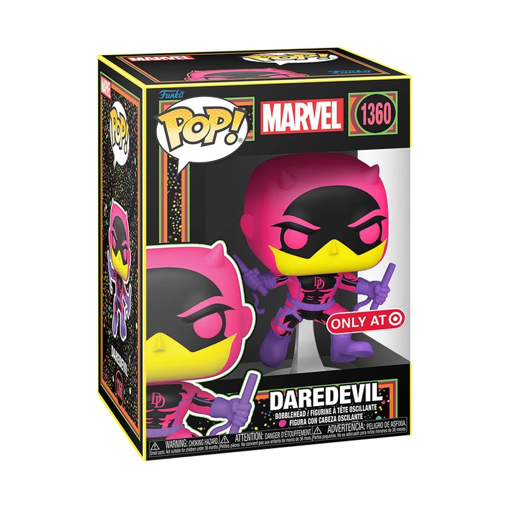 Funko Pop! Marvel - Daredevil (Black Light - Classic) #1360 [Target Exclusive] *PREORDER*