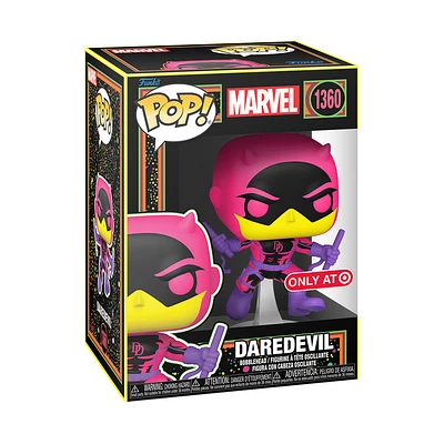 Funko Pop! Marvel - Daredevil (Black Light - Classic) #1360 [Target Exclusive] *PREORDER*