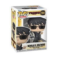 Funko Pop! Anime: Trigun - Legato Bluesummers / Nicholas D. Wolfwood Rem Saverem 6" Vash with Angel Arm [GITD]