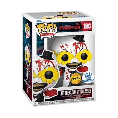 Funko Pop! Movies: Terrifier - Art The Clown with Glasses #1593 [Funko Shop Exclusive]